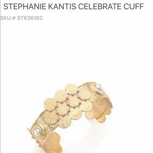 New with tags Stephanie Kantis gold Celebrate cuff